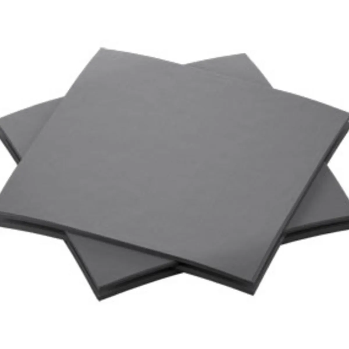 Serviette cocktail gris non tissé 20x20 cm Airlaid (180 pièces) - DUNI