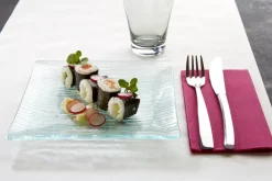 Serviette framboise ouate de cellulose 38x38 cm Lisah (50 pièces) - PRO.MUNDI Clearance