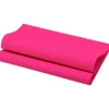 DUNI Serviette fuschia non tissé 40x40 cm Bio soft (60 pièces) Discount