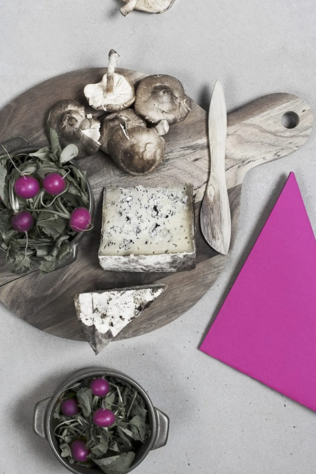 DUNI Serviette fuschia non tissé 40x40 cm Bio soft (60 pièces) Discount