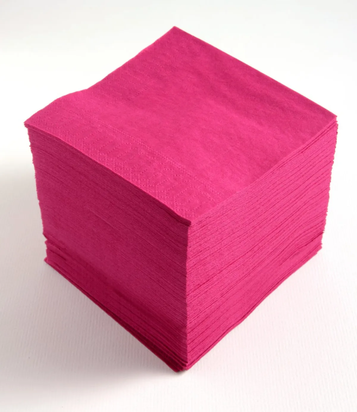 MANUFACTURE DE L'EPHEMERE Serviette fuschia ouate de cellulose 20x20 cm (100 pièces) Outlet