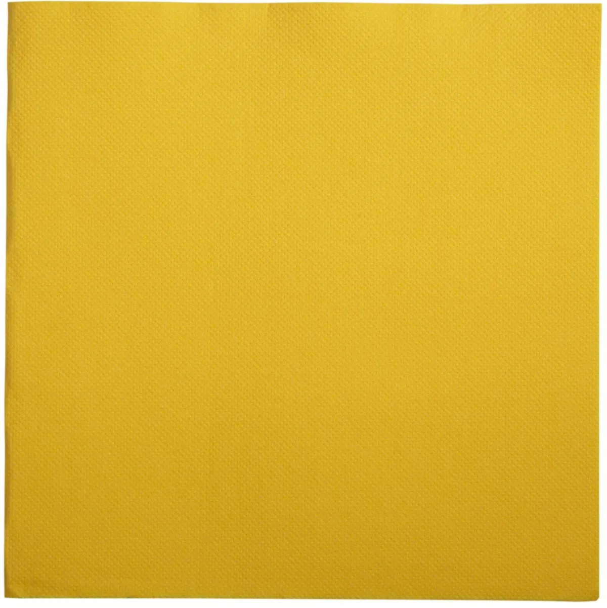 PRO.MUNDI Serviette jaune ouate de cellulose 38x38 cm Lisah (50 pièces) Outlet