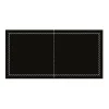 Serviette rectangulaire noir coton 20x10 cm Oxstal (2000 pièces) - EARTH ESSENTIALS Best