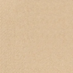 Serviette rond kraft ouate de cellulose 30x30 cm (200 pièces) - ESSENTIALS COLLECTION Sale