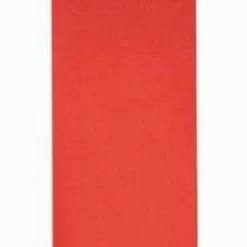 Serviette rouge ouate de cellulose 38x38 cm pliée en 8 Lisah (50 pièces) - PRO.MUNDI Discount
