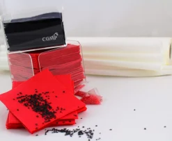 PRO.MUNDI Serviette rouge ouate de cellulose 20x20 cm Lisah (50 pièces) Sale
