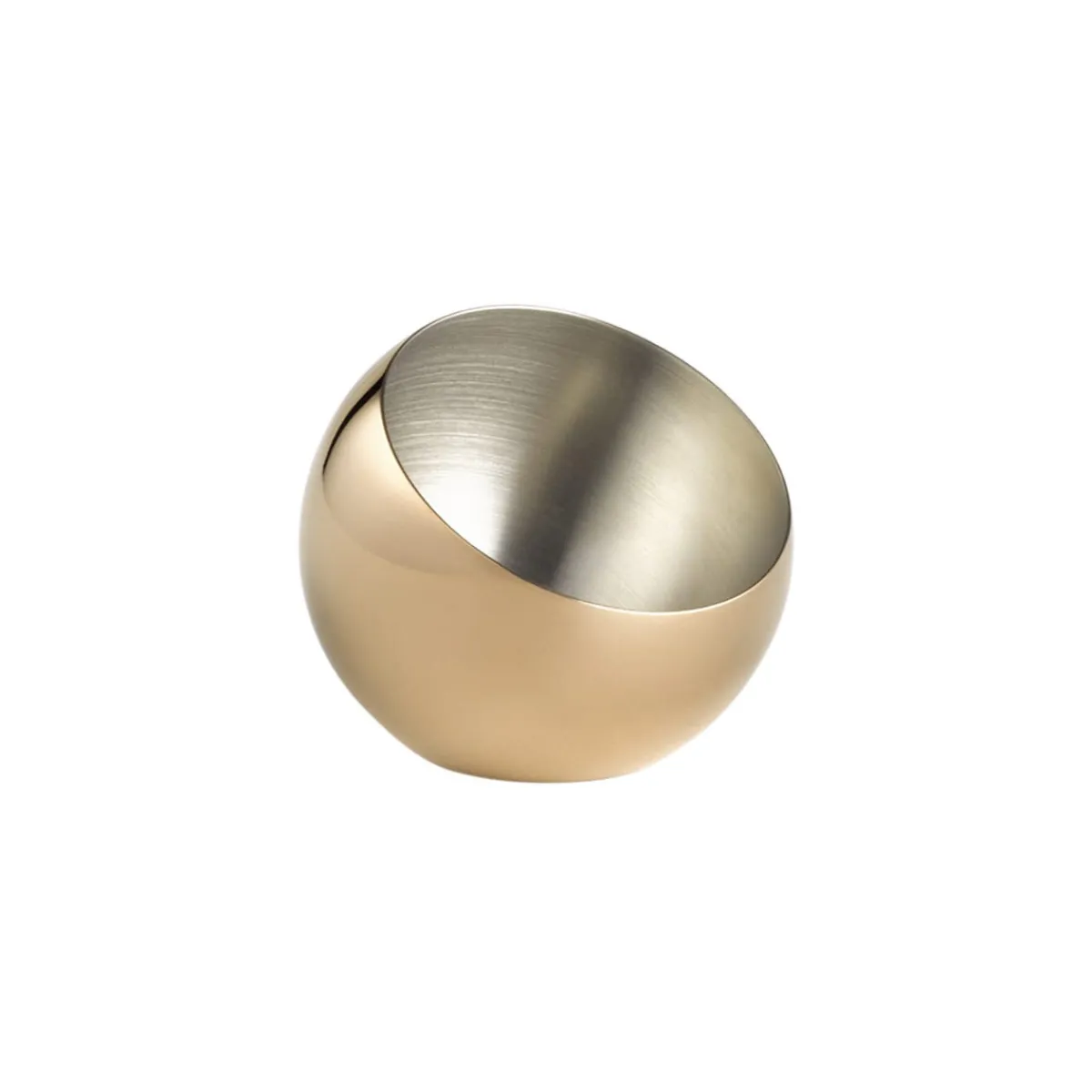 APS Set de 3 coupelles boule inox cuivre Ø 8 cm 7 cm 0,1 L Sphere New