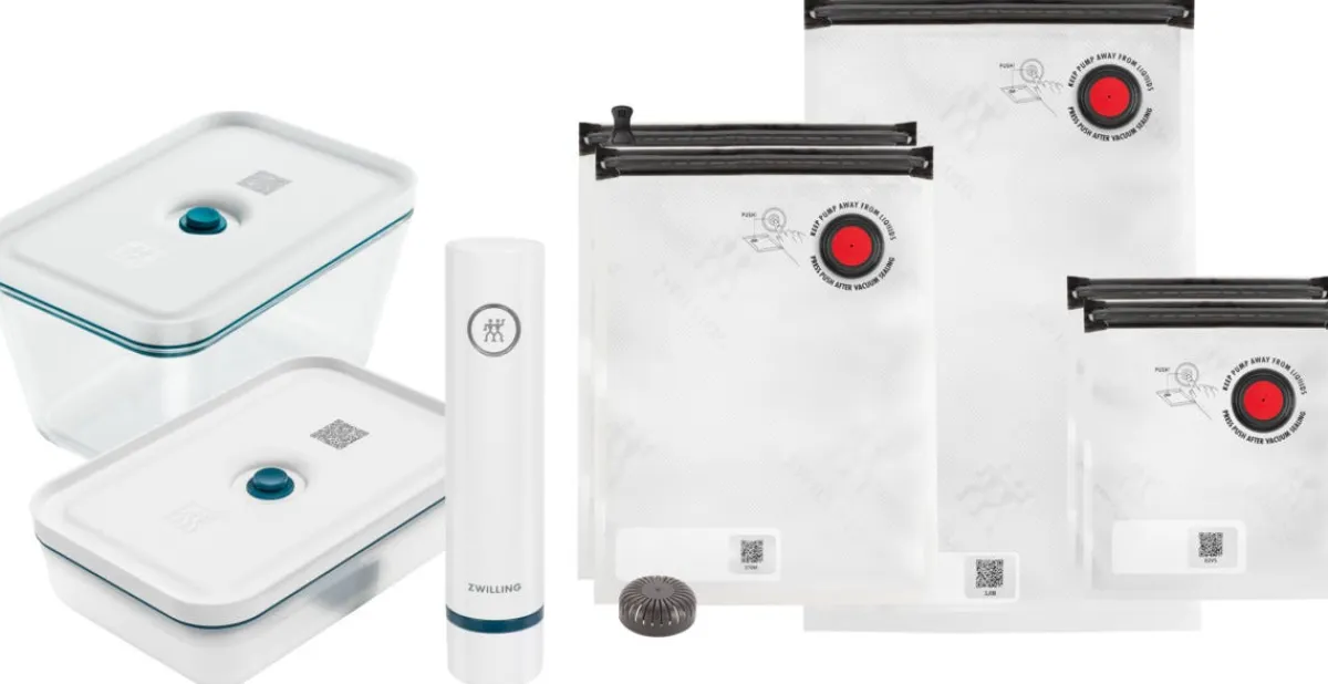 Set de démarrage sous-vide verre 8 pièces 32,4x24,6x20,7 cm Fresh & Save - ZWILLING