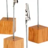 Set de 4 portes-étiquettes et 20 étiquettes carré 2,5x2,5x12 cm - APS New