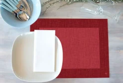 Set de table bordeaux non tissé 30x40 cm Linnea (100 pièces) - DUNI Hot