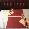 COGIR Set de table bordeaux papier 30x40 cm Tisslack (500 pièces) Clearance