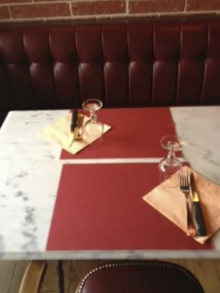 COGIR Set de table bordeaux papier 30x40 cm Tisslack (500 pièces) Clearance