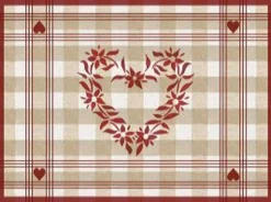 COGIR Set de table bordeaux papier 40x30 cm (400 pièces) New