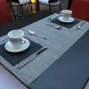 Set de table gris plastique 31x42 cm Santorini - PIO TAVOLA New