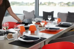 Set de table noir silicone 45x30 cm (30 pièces) - DUNI Outlet