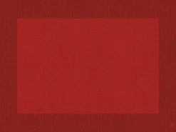 DUNI Set de table rouge non tissé 30x40 cm Linnea (100 pièces) Clearance