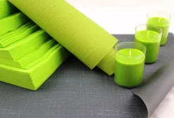 Set de table vert silicone 45x30 cm (6 pièces) - DUNI Hot