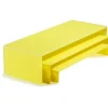 MEALPLAK Set 3 présentoirs résine Nacryl® jaune 49,5x19,5x12 cm Clearance