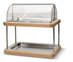 ZEPE Set refrigéré GN 1/1 roll top Legno Hot