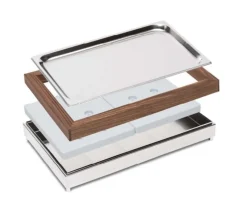 ZEPE Set refrigéré inox 58x37x14 cm Fantasy Outlet