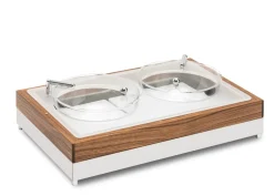 Set réfrigéré avec 2 bols et couvercles inox 58x37x18 cm Fantasy - ZEPE New