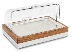 Set réfrigéré avec cloche inox 58x37x35 cm Fantasy - ZEPE Discount