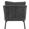 Set sofa de terrasse gris anthracite Cadix - FLEXMOB Discount