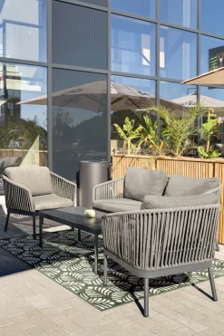 Set sofa de terrasse gris anthracite Cadix - FLEXMOB Discount