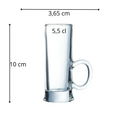 ARCOROC Shooter verre 5,5 cl Islande Hot