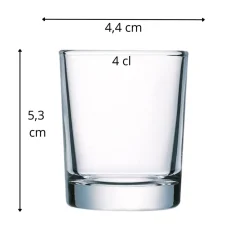 ARCOROC Shooter verre 4 cl Stockholm Outlet