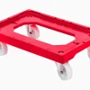 GILAC Socle 4 roues pivotantes chape acier plastique 61,3x41,4x17,2 cm 250 kg plate_length Outlet