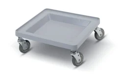 Socle rouleur camdolly plastique 54,5x54,5x20,5 cm 159 kg plate_length - CAMBRO Online