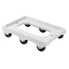 Socle rouleur 6 roues plastique 61,3x41,4x13,5 cm 250 kg plate_length 41,4 m ABS - GILAC Online