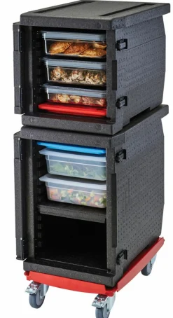 Socle rouleur sans poignée plastique 62,5x42x17 cm Cam Gobox - CAMBRO