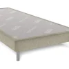 Sommier à latte fixe 1 cadre ferme 200x80x15 cm grège Tradisom - DUNLOPILLO New