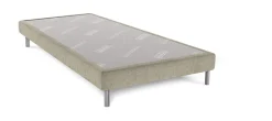 Sommier à latte fixe 1 cadre ferme 200x80x15 cm grège Tradisom - DUNLOPILLO New