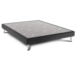 DUNLOPILLO Sommier à latte fixe 1 cadre ferme 190x140x15 cm aluminium Tradisom Best