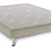 Sommier à latte fixe 2 cadres ferme 200x90 cm grège Tradisom - DUNLOPILLO Discount