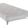 Sommier à latte fixe 1 cadre 200x140x15 cm gris perle Tradisom - DUNLOPILLO Sale
