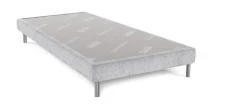 Sommier à latte fixe 1 cadre 200x140x15 cm gris perle Tradisom - DUNLOPILLO Sale