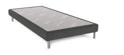 DUNLOPILLO Sommier à latte fixe 1 cadre 200x140x15 cm aluminium Tradisom New