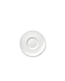 SERAX Soucoupe pour tasse à expresso rond blanc porcelaine Ø 12,76 cm Silhouette Sale