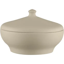 Soupière avec couvercle rond baantna argila Décor Prima porcelaine Ø 23,7 cm Earth - RAK Hot