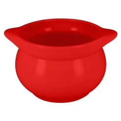 RAK Soupière rond rouge porcelaine vitrifiée Ø 10,8 cm Chefs Fusion Outlet