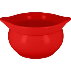 RAK Soupière rond rouge porcelaine vitrifiée Ø 15,7 cm Chefs Fusion Clearance