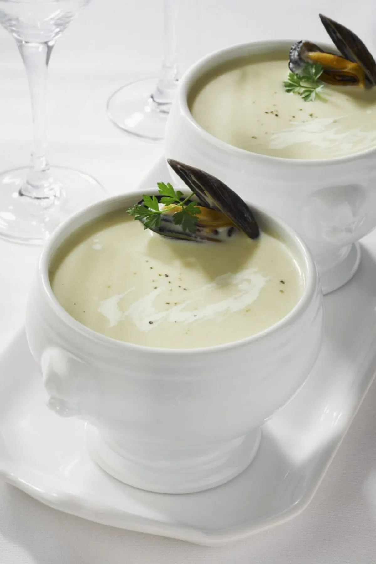 Soupière tête de lion rond blanc porcelaine culinaire Ø 11,5 cm French Classics - REVOL Sale