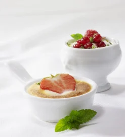 REVOL Soupière tête de lion rond blanc porcelaine culinaire Ø 5,7 cm Miniatures Outlet