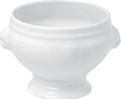 REVOL Soupière tête de lion rond blanc porcelaine culinaire Ø 12,5 cm French Classics Hot