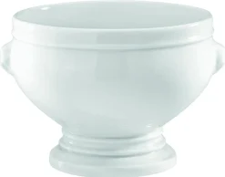 Soupière tête de lion rond blanc porcelaine culinaire Ø 11 cm - PILLIVUYT Clearance