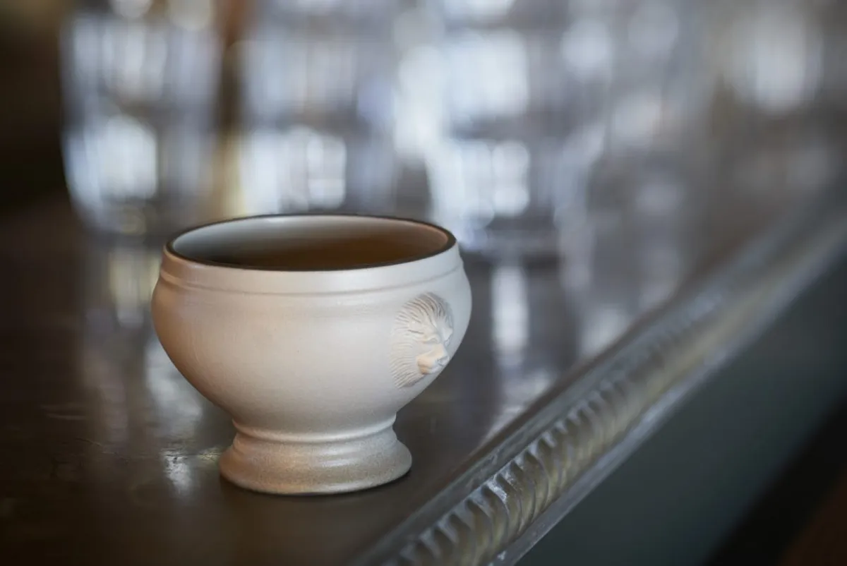 PRO.MUNDI Soupière tête de lion rond blanc porcelaine Ø 11 cm Bistronome Hot